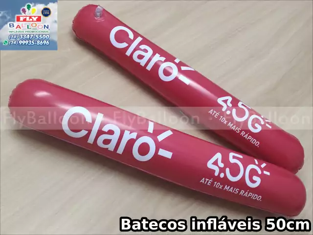 bate bate inflável promocional claro 4.5g